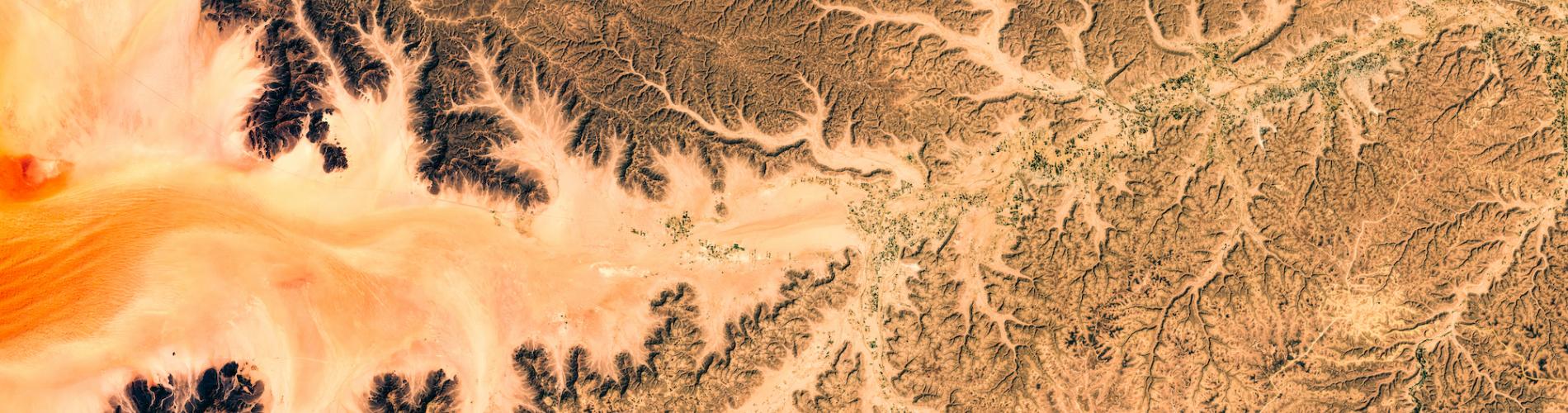 Dry riverbed